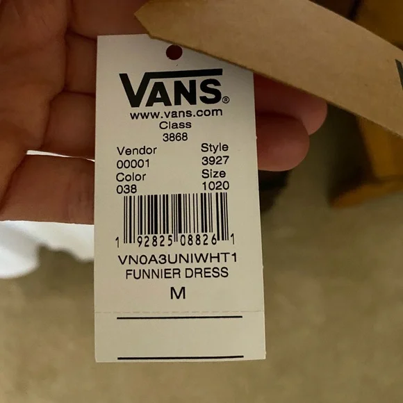 Vans T-shirt Dress in white-Brand new - Picture 5 of 5